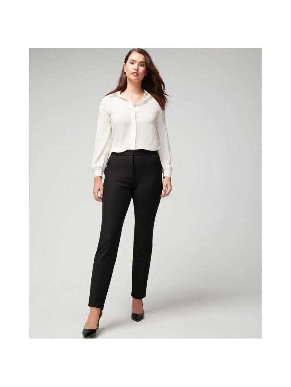 White House Black Market Slim Ankle Trouser Pants
